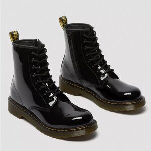 Dr. Martens Youth 1460 Patent Leather Lace-Up Boots